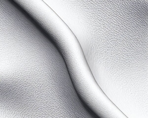 Wall Mural - White leather seamless texture