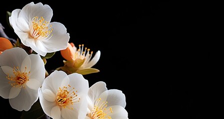 Wall Mural - the elegance of a flower petal in dark colors