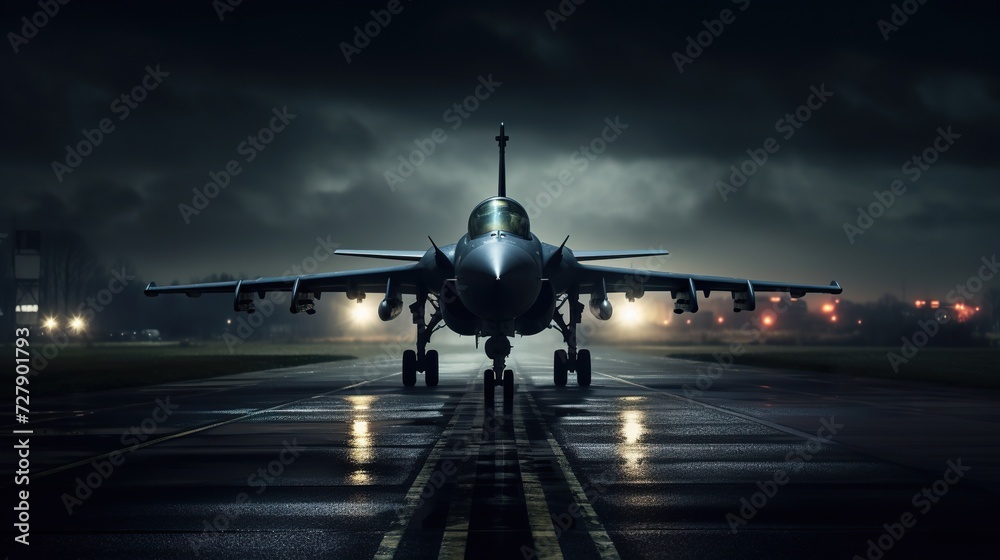 modern generation combat air fighter jet in sky, advanced stealth ...