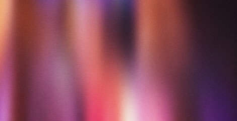 Aufkleber - 4K Beautiful color gradient background with noise. Abstract pastel holographic blurred grainy gradient banner background texture Colorful digital grain soft noise effect Nostalgia, vintage, retro	