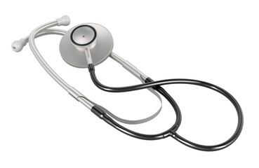 Poster - stethoscope, phonendoscope. 3d rendering isolated on transparent background