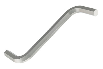 Poster - Hex Key, Hex Wrench, 3D rendering isolated on transparent background
