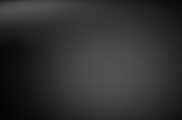 Poster - Abstract black gray gradient wall blur background empty room with bright white light blank studio for modern template banner graphic creative art design, black and white backdrop texture wallpaper
