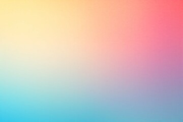 Abstract pastel holographic blurred grainy gradient banner background texture Colorful digital grain soft noise effect
