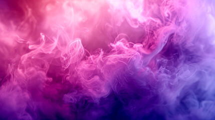 Wall Mural - Pink-purple aura - psychedelic background smoke - pink clouds.