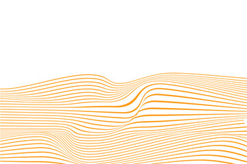Wall Mural - Dynamic gold abstract line art wavy flowing vector. Luxury, wave, wind and ocean. Isolated on transparent background. For banner, template 