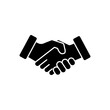 © AAVAA - Handshake icon vector. business handshake. contact agreement