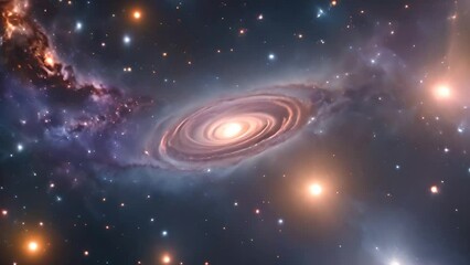 Wall Mural - traveling through deep space, navigating the universe