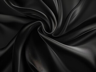 Poster - abstract smooth black background-closeup texture black color