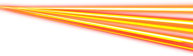 Wall Mural - energy light line glows orange