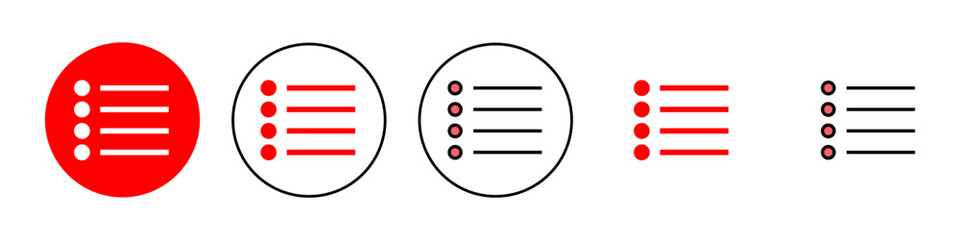 Menu Icon set illustration. web menu sign and symbol. hamburger menu symbol