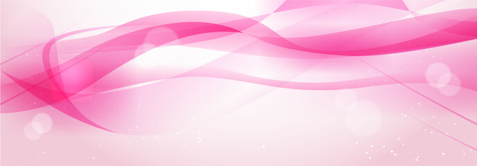 Poster - abstract pink dynamic love background horizontal