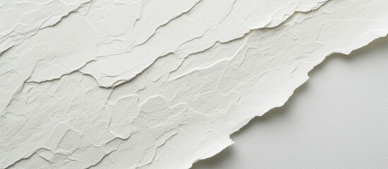 Poster - Closeup of a White Paper Texture: A Stunning Closeup View of the Fine Texture of White Paper