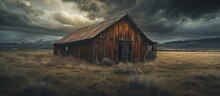 Haunted Old Livestock Shed In A Ghost Town