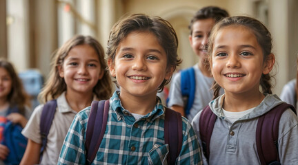 portrait of a group of children