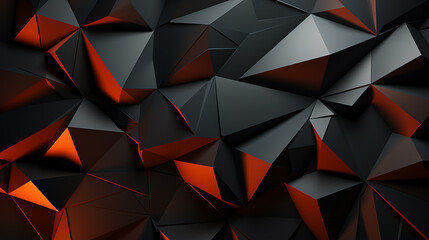 Wall Mural - Onyx_abstract_polygon_background