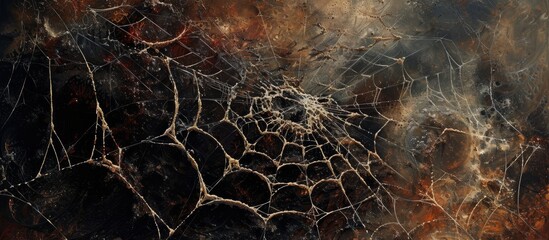 detailed spider web art: a masterpiece of detail, detail, detail
