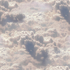 Sticker - sky, texture, seamless background, pattern, clouds, beautiful background, seamless