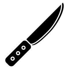 Poster - kitchen knife icon