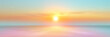 sunset or sunrise  blurred background, Gradient pastel winter sky background.  Blurred twilight foggy horizon, banner poster design template