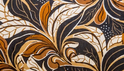 Wall Mural - beautiful batik pattern