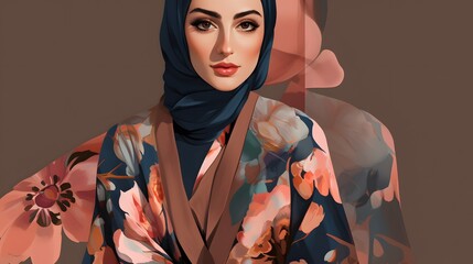 A modern interpretation of a Muslim woman's fashion