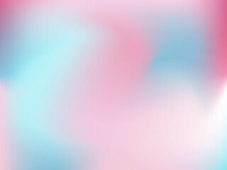 Poster - Soft pastel pink and blue liquid gradient background, fluid trendy wallpaper design