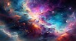 Fantasy Colorful space galaxy cloud nebula, Stary night cosmos, Universe science astronomy, Deep Space background wallpaper