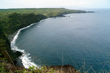 Sticker - Kahakuloa Bay, Island of Maui, Hawaii, United States