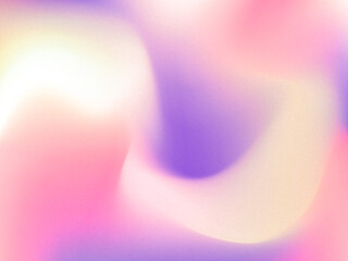 Poster - Pastel pink and purple textured liquid gradient abstract background with noise, modern wallpaper