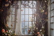 rustykalna wiosna za oknem romantyczny klimat 