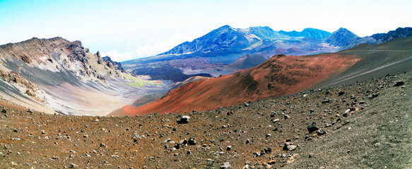 Sticker - Landscape of Haleakala Volcano, Maui Island, Hawaii, United States