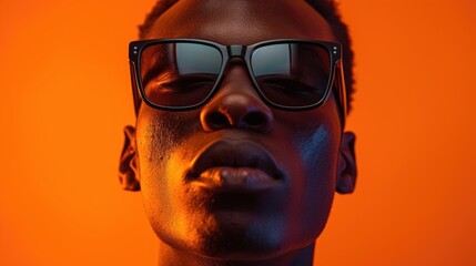 Aufkleber - A picture of a man wearing sunglasses