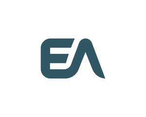 EA logo design vector template