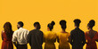 © PanArt - Collage of young african american people. back, background, Back Man and Woman/ Black history