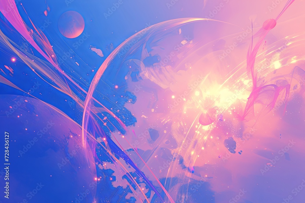 Vibrant Mix Of Animated Backgrounds And Overlays For Virtual Streams