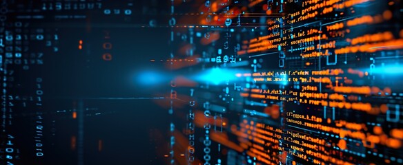 binary code background