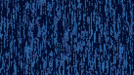 Leinwandbilder - a background of rows of small multi-colored squares. pixel graphics, colored squares. vector backgro