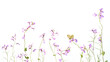 © ADDICTIVE STOCK - Cabbage White Butterfly on Delicate Purple Flowers
