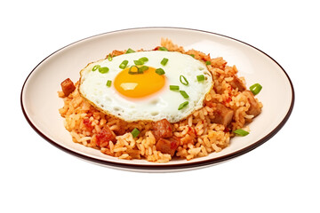 Wall Mural - Fried rice on a plate