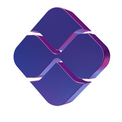 Poster - Beautiful abstract illustrations Blue Pix symbol icons