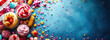 4th of July banner, celebration candy
