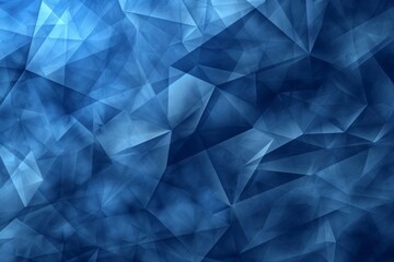 Poster - Introducing our modern and abstract blue geometric shapes background, perfect for adding a touch of elegance to any design or presentation.