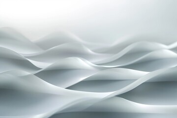 Poster - Abstract light gray waves background, perfect for adding a modern touch to your graphic designs or business presentations.
