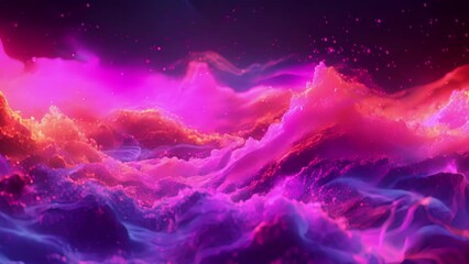 Wall Mural - the pulsing rhythm is visualized through a stunning display of liquid waves as the equalizer transfo
