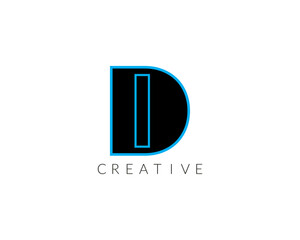 Creative DI Latter Logo Design