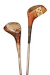 © Martin Bergsma - Two weathered ancient golf clubs