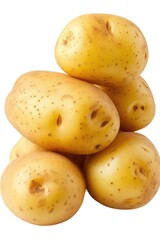 Aufkleber - A pile of potatoes stacked on top of each other. Suitable for various culinary and food-related themes
