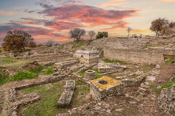 Wall Mural - Troy Ancient City view in Turkey