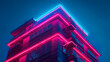neon brutalism house